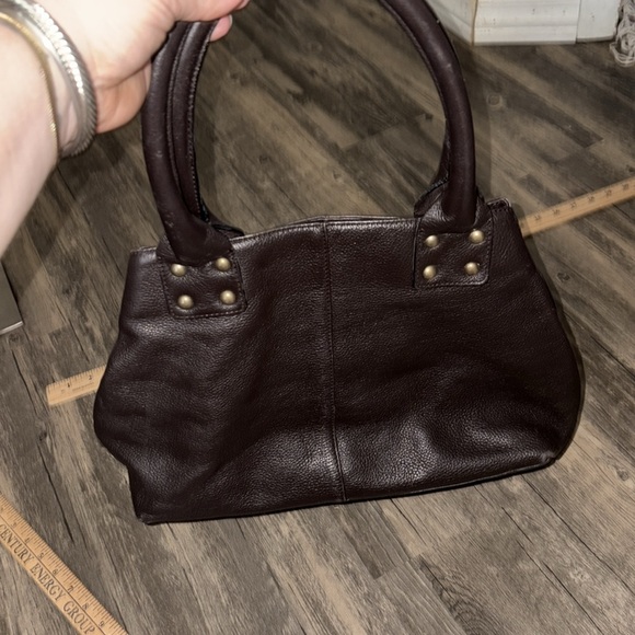 Vintage Gap y2k brown leather bag - - Picture 1 of 8